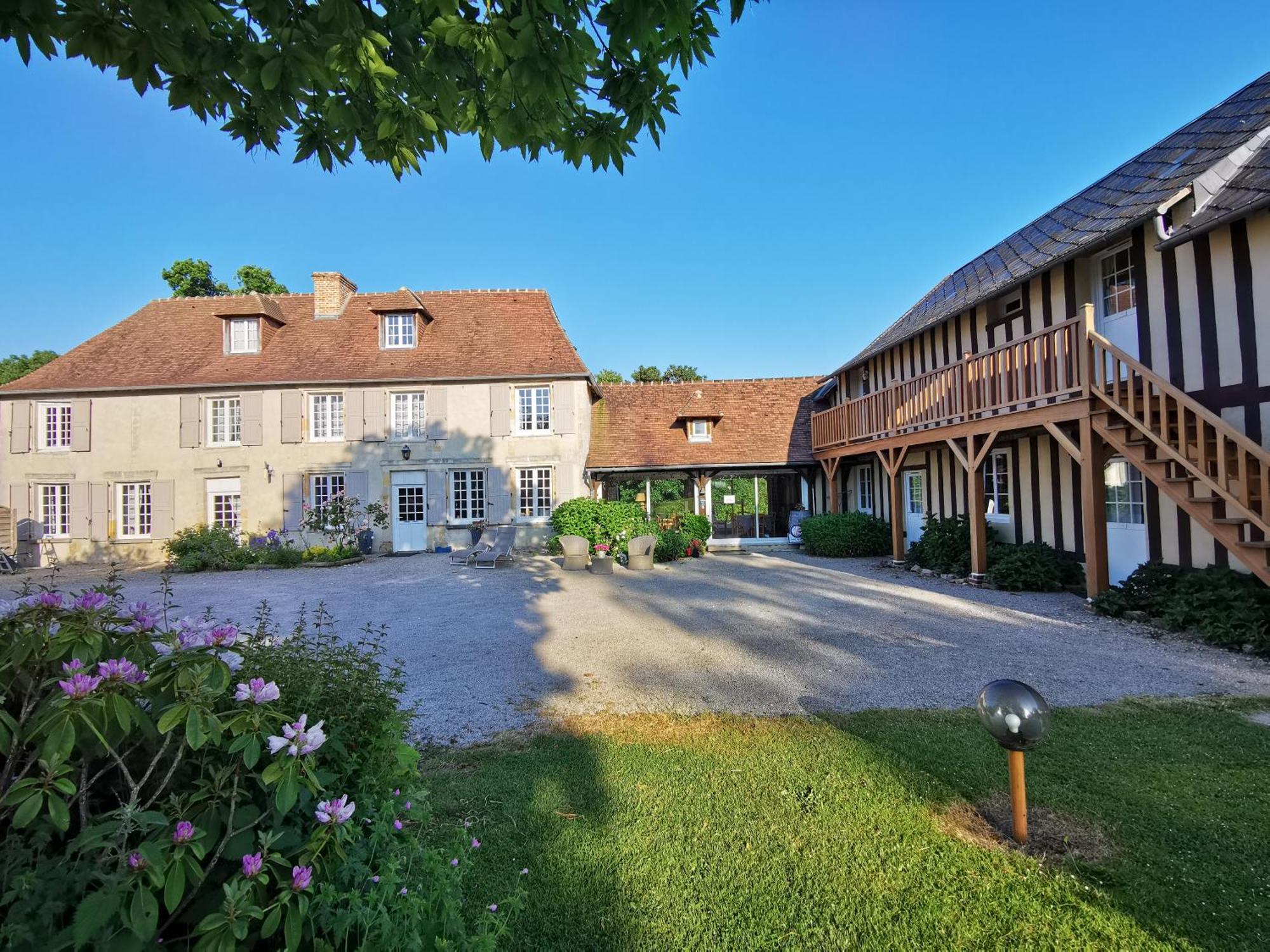 Les Marronniers Cambremer Exterior foto