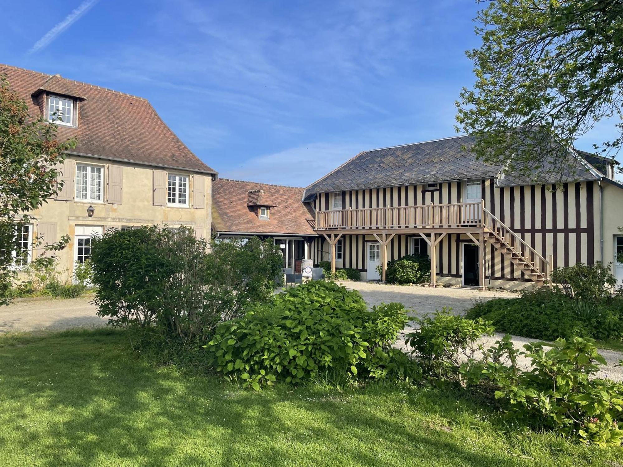 Les Marronniers Cambremer Exterior foto